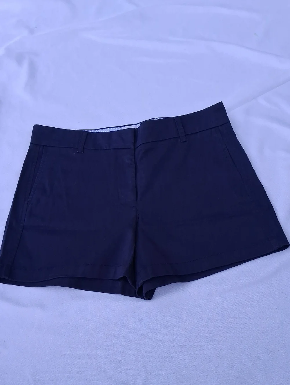J. Crew Factory Dark Navy Women's Chino‎ Bermuda Shorts